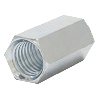 ANC-CH58218 - Cople Hexagonal Roscado / 15.9 mm (5/8") / Acero Galvanizado Electrolítico / Rosca UNC 2A / Cuerda Máquina