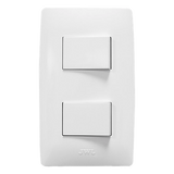 JTL-B72-40 - Apagador Escalera Doble de 127 V~60 Hz 10 A/ Color Blanco.