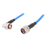 P2RFC-2265-39 - Cable RF Coaxial Plenum / SSP-250-LLPL / 1/4" (6.35 mm) / 1 m (3.28 pies) / N Macho a N Macho / Bajo PIM ≤-155 dBc / 0-6 GHz / Blindaje >100 dB