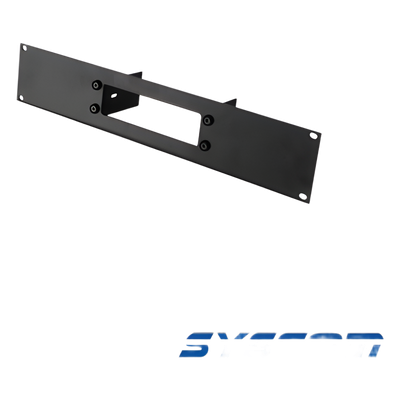STF-71/8180 - Tapa frontal de aluminio / Calibre 11 / 2U / Rack 19" (48.26 cm) / Color negro