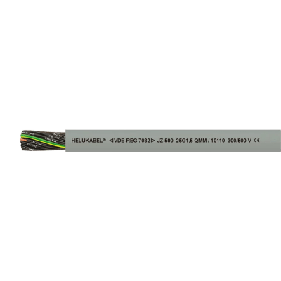 Cable de Control y Conexión PVC 8x18 AWG / 300/500 V AC / Rango Temperatura -40°C a +80°C / Resistente al Aceite / Retardante a la Llama / Certificaci