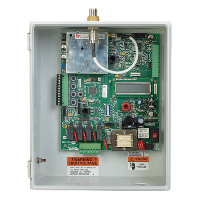 FCH - Controlador de sirena / Radiofrecuencia VHF-UHF / 4 relés 5A 240VAC / Alimentación 12-220VDC-AC / 8Ω