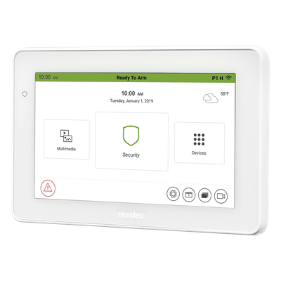 TUXEDOW - Pantalla Táctil Controladora / 7 Pulgadas WSVGA / Z-Wave Plus / Wi-Fi / 8 Cámaras IP / Compatible VISTA