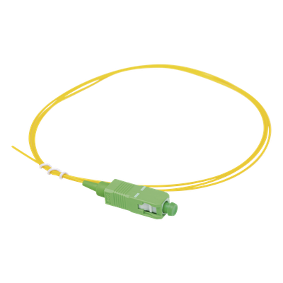 LP-FO-SCA-01 - Pigtail de Fibra Óptica / SC/APC / Monomodo G.652D / Simplex / 1 m (3.28 ft) / Tight Buffer 900 µm