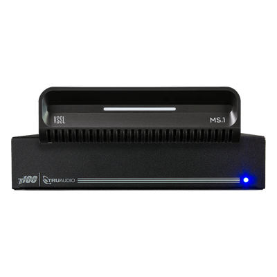 MS1/T100 - Streamer de Audio Modular / Amplificador Integrado / PoE o USB-C / HDMI eARC / Bluetooth LE Audio / Wi-Fi / AirPlay 2 / Control por Voz