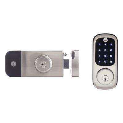MX89997 - Cerradura Digital para Exteriores / Teclado Táctil / Control Remoto App / Compatible Zigbee-Z-Wave Plus / 250 Usuarios / Resistente Intemperie