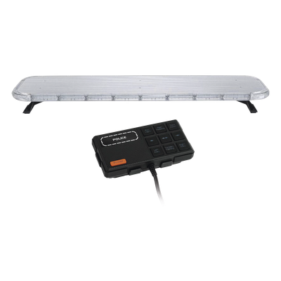 X75RBAS - Barra de Luces LED / 46" (1.17 m) / 132 LEDs 3W / Rojo/Azul/Ámbar/Blanco / 45 Patrones / SAE Class I / -40°C a 70°C
