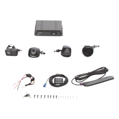 AE-MD5043-SD/GLF(LITE)(KIT) - Kit DVR Móvil / 4 Canales TURBOHD 1080P / 4G y GPS Integrados / Almacenamiento Dual SD 512 GB / IP68