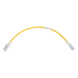 MC6-01-05 - Patch Cord Cat6 UTP / 250 MHz / CM/LS0H / 0.3 m (1 ft) / Amarillo