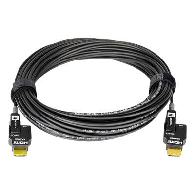 CLS-AOCH/60-98 - Cable Activo Óptico HDMI / 4K@60Hz UHD / 18 Gbps / Alcance 100 m (328 ft) / Conectores Desmontables Micro-HDMI / Fibra Óptica / LSHF