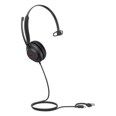 UH35-MONO-TEAMS-USB-C/A - Diadema USB / Mono / Cancelación Activa de Ruido / Altavoz 35 mm / Busylight Automático / Certificación Teams