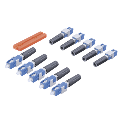 SCUPCMCS10 - Conector Mecánico / SC/UPC / Monomodo / 3 mm (0.12 pulgadas) / Pre-pulido / 10 piezas