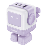 35314 - Ugreen 35314 cargador de dispositivo móvil Universal Violeta, Blanco Corriente alterna Carga rápida Interior