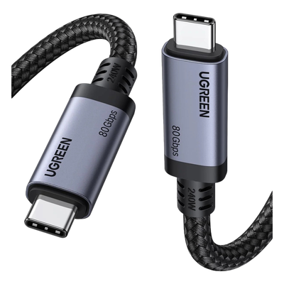 65383 - Cable USB-C Thunderbolt 5 / 80 Gbps Bidireccional / 120 Gbps Unidireccional / 1 m (3.28 ft) / PD 3.1 100W / 24 Pines / E-Marker IP2133H
