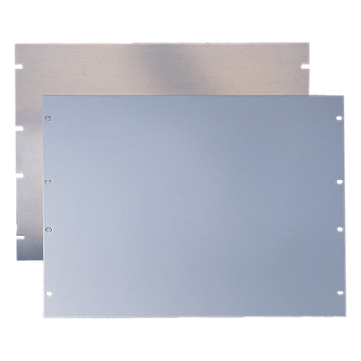P19RP3UA - Tapa Ciega para Rack 19" / Aluminio 5052-H32 / 3U / Diseño Plano / Orificios EIA Estándar / 0.90 kg