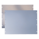 P19RP3UA - Tapa Ciega para Rack 19" / Aluminio 5052-H32 / 3U / Diseño Plano / Orificios EIA Estándar / 0.90 kg