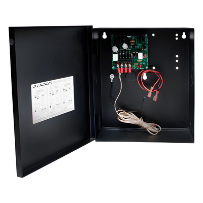 SYS-RMTXT - Fuente de Respaldo 1A @ 6,12 o 24 Vcc. Acepta Batería 7Ah, 4Ah. (Modelo Descontinuado, Revisar sustitutos en WEB).