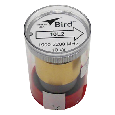 10L2 - Elemento de 10 Watt en linea 7/8" para Wattmetro BIRD 43 en Rango de Frecuencia de 1990-2200 MHz.