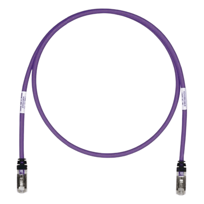 STP6X5VL - Patch Cord Cat6A / Blindado S/FTP / CM/LS0H / 1.52 m (5 pies) / Violeta