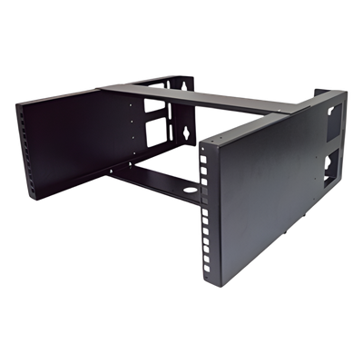 LP-RAP-1904 - Rack Abierto de Pared / 19" / 4U / Acero Calibre 18 / Carga 20 kg / 500 mm (19.7 in) de Profundidad