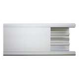 INKA-100 - Canaleta de aluminio, 99 x 72 mm, tramo de 3m. (8101-80300)