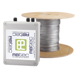 IROC-1Z-250-V2 - Kit de Cable Sensor Para Cercas Ciclónicas IRONCLAD / 75 METROS / 1 ZONA / Sin Falsas Alarmas por Viento / TODO Incluido/TARJETA LPU400/ Calibración p