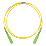 F913RANANSNM001 - Jumper de Fibra Óptica / Monomodo OS2 9/125 / SC/APC-SC/APC Simplex / OFNR Riser / Amarillo / 1 m (3.28 ft)