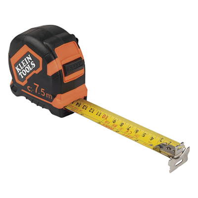 9375 - Flexómetro Profesional / 7.5 m (24.6 ft) / Gancho Doble Magnético / Cinta Bifaz Imperial-Métrica / Freno de Alta Velocidad / Revestimiento de Nylon