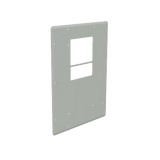 Placa Adaptadora de Aluminio con Corte para Aire Acondicionado T20, Gabinetes ComLine OSP, 838 x 381mm Con Junta de Espuma y Hardware Inoxidable