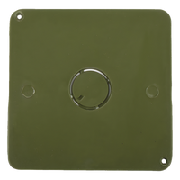 ATUP-12T - Tapa para Caja Cuadrada / 1/2 Pulgada / PVC Conduit Pesado / Autoextinguible / NMX-E-012
