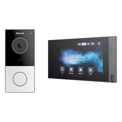 KITAKUVOXWIFI/V2 - Kit Videoportero IP Wi-Fi 6 / Cámara 2 Megapixel / Control de 1 Puerta / PoE / Bluetooth / NFC / MIFARE / ONVIF / IP65