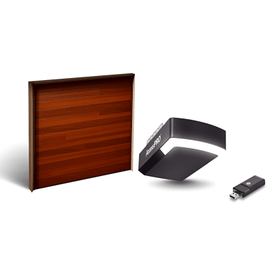 KIT-DOOR-129GF - KIT COMPLETO Incluye /Puerta D/ Garage / APDOORGF 12x9 Pies / Insulada / Interfase ACCESSWIFI / Extension ACCESSEXTRAILC /Motor FS1000M / 1/2HP / Fuerte/Silencioso/Luz LED/Motor DC .