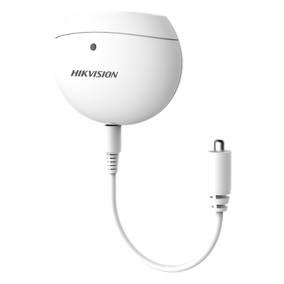 DS-PD1-TP-W - Detector de Temperatura Inalámbrico / Alcance 300 m (984.3 ft) / Cifrado AES-128 / Batería CR2450 3V / -10°C a 55°C