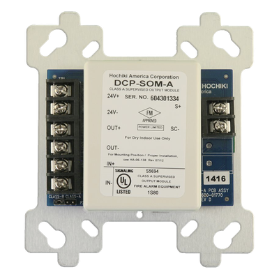 SOM-AI - Módulo de Control Direccionable de Salida Supervisada / Clase A y B / Aislador de Cortocircuito Integrado / 2 A a 30 VDC / 16 Patrones Programables