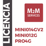VOUCHER1Y - Licencia de Servicio M2M / 1 Año / Comunicación Ilimitada / Activación por Código / Compatible con MINI014GV2, MINI012G y PRO4G