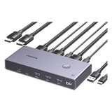 25962 - Ugreen 25962 interruptor KVM Gris
