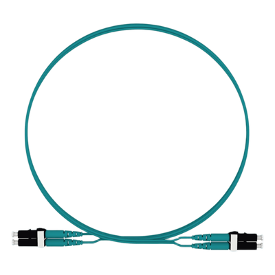 FZ2ELLNLNSNM002 - Jumper de Fibra Óptica / Multimodo OM4 50/125 / LC-LC Dúplex / LSZH / 2 m (6.56 ft) / Aqua