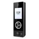 DS-K1T323MBWXQR-E1 - Terminal de Control de Acceso Facial / Reconocimiento de 1,000 Rostros / Lector QR Físico y MIFARE / Wi-Fi y PoE / Botón de Llamada / IP65