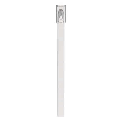 MLT1S-CP316 - Cincho de Acero Inoxidable / 316 Estándar / 127 mm (5.0 in) largo x 4.6 mm ancho / 100 Piezas / Cierre Automático de Acceso Ancho / Bordes Redondeados