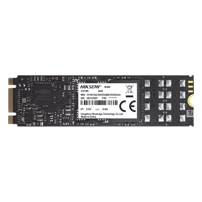 HS-SSD-V310N/512G - SSD M.2 / 512 GB / SATA III / Lectura 550 MB/s / Escritura 525 MB/s / Operación 24/7 / 0°C a 70°C