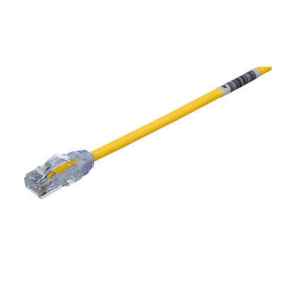 UTP28X10YL - Cable de Parcheo UTP / Cat6A 500MHz / 28AWG Diámetro Reducido / CM-LSZH Doble Clasificación / 3.05m (10ft) / Amarillo
