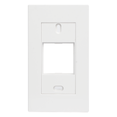 NX9012 - Marco para caja americana / Montaje vertical y horizontal / IP20 / Termoestable con bastidor metálico / Blanco