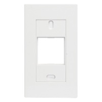 NX9012 - Marco para caja americana / Montaje vertical y horizontal / IP20 / Termoestable con bastidor metálico / Blanco