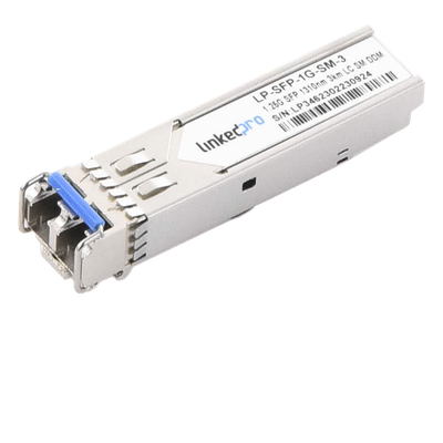 LP-SFP-1G-SM-3 - Transceptor Óptico SFP / 1.25 Gbps / Monomodo 1310 nm / Alcance 3 km (1.86 mi) / LC/UPC Dúplex / DDM
