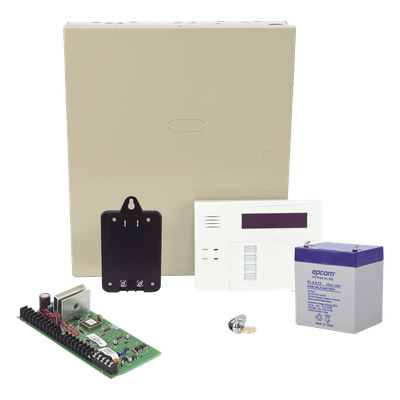 VISTA48LANTB/6160RF - Panel de Alarma Híbrido / 48 Zonas / 3 Particiones / Teclado con Receptor Inalámbrico Integrado / Comunicador IP y 4G / 16 Detectores de Humo de Dos Hilos