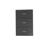 Jwj Placa de Interruptores / 3 Sencillos / 10 A JTL-G7709