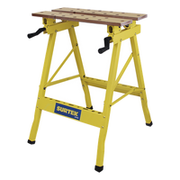 SYS-BT600 - Banco de trabajo portátil / Capacidad 100 kg / Base inclinable / Acero resistente / 60.5 cm ancho / 1.98 ft altura