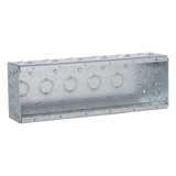 HUB-960 - Caja Multigang de Acero / 6 Posiciones / Profundidad 2.5 in / 28 Entradas 1/2"-3/4" / Capacidad 95.3 cu. in / UL Listed