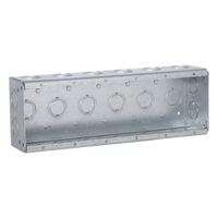 HUB-960 - Caja Multigang de Acero / 6 Posiciones / Profundidad 2.5 in / 28 Entradas 1/2"-3/4" / Capacidad 95.3 cu. in / UL Listed