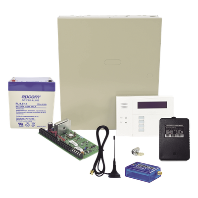VISTA48-60RF-MINI2G - Panel de Control Antirrobo Híbrido / 8 a 48 Zonas / 3 Particiones / Comunicador 2G / Teclado-Receptor Inalámbrico